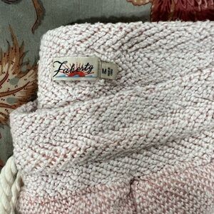 Pink Textured Knit Women’s Faherty Pants - Medium